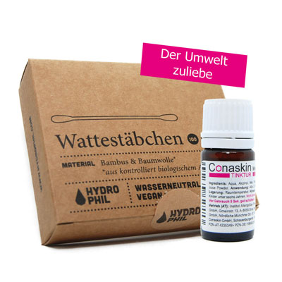 Conaskin 5ml Flasche + Wattestäbchen