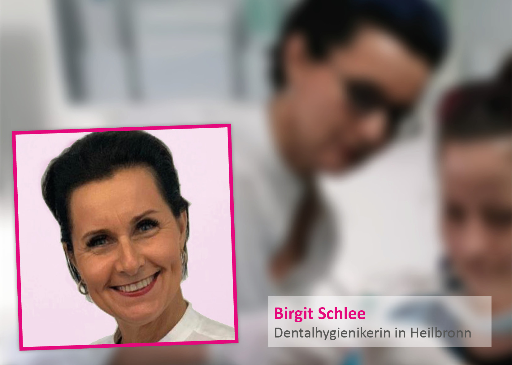 Birgit Schlee, hygiéniste dentaire