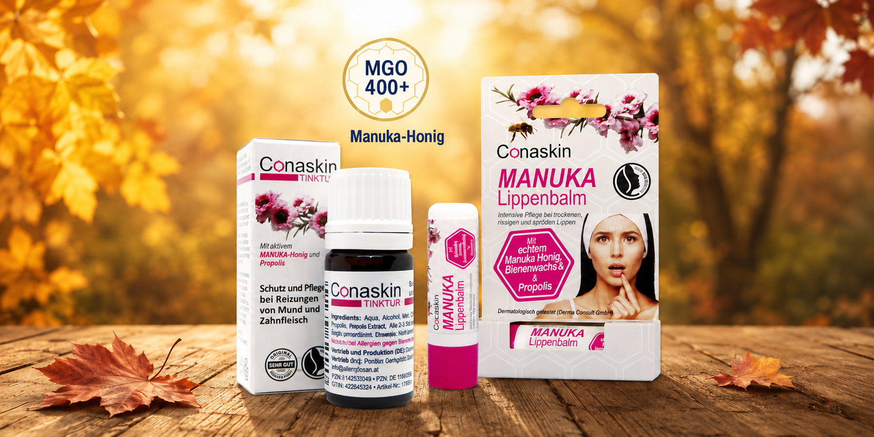 Conaskin Mund- und Lippenpflege mit Manuka-Honig